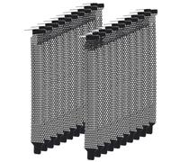 Générique 20 Plaques de Protection Pci en Maille Noire pour Boîtier PC Cache-Emplacement Anti-Poussière Ventilé Compatible Micro-ATX et ATX Bloc de Châssis pour Refroidissement