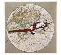 Santex Serviettes en papier Générique Voyage 33 cm – 20 serviettes