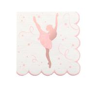 Générique - 20 Serviettes Papier Ballerine 25 x 25 cm
