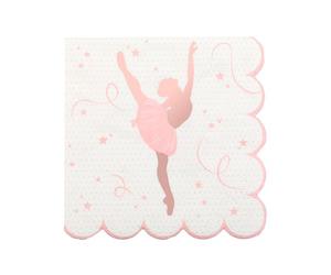 Générique - 20 Serviettes Papier Ballerine 25 x 25 cm