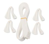 Générique 200 Bandes de Papier Blanc pour de Banque 36 CM Lot de 5 Paquets d'Environ 40 Bandes Chacun Organiseur de pour Espèces Emballages Pratiques pour Banques et Commerces