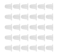 Générique 200 Godets à Pigments en Silicone Souple Blanc, 200 Pièces, Sanitaires et Pratiques, Gobelets D'encre Multifonctionnels pour Tatouage et Maquillage Semi-permanent