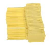 Générique 200 Pièces Attaches de Câble Étiquettes Jaunes en Pp avec Libération Facile et Installation Simple pour Gestion de Câbles et Organisation D'expédition
