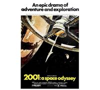 Générique 2001 : A Space Odyssey - Stanley Kubrick - 68,5X102 Cm Affiche/Poster