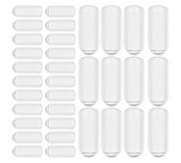 Générique 200pcs Embouts de Bandeau en Caoutchouc Transparents pour Accessoires Cheveux, Protection Pratique et Confort pour Bandeaux et Extensions