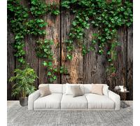 Générique 200x140 cm Seamless Join Easy Install Papier Peint Photo Grain De Bois De Vigne RéAliste Durable Waterproof Removable Mural 200x140 Cm Brun Papier Peint Anti-Stain Fresque Murale Grande
