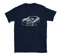 Générique 2014 Camaro Silver T Shirt - Iconic 2014 Performance Coupe Graphic Street Style