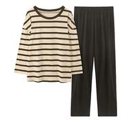 Générique 2023 Ensemble De Pyjamas Femme Ensemble De Pyjama Coton Manche Longues Pyjama Femme Hiver Vêtements De Nuit Suit De Pyjama Manches Longues Longue Pantalon Coton Sleepwear