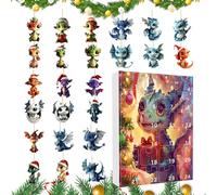 Générique 2024 Advent Calendars To - Acrylic Dinosaur Pendant 2024 Calendar Countdown | 24 Days Calendar Countdown for Home