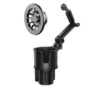 Générique 2024 Cup Holder Phone Mount for Car - ABS Magnetic 14.5x12x22.5cm 650g - Multifunctional Cell Phone Stand with Cup Holder Expander - Navigation Dashboard Accessory