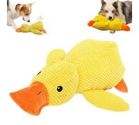Générique 2024 The Mellow Dog Calming Duck, Calming Duck Dog Toy, Yellow Duck Dog Toy, Calming Duck for Dogs, Noovelo Calming Duck Toy, Dog Toy Duck with Soft Squeaker (Yellow)