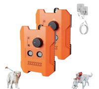 Générique 2025 Automatic Bark Control Device, 200 FT Range Ultrasonic Dog Bark Deterrent, 3 Modes, USB Rechargeable, Ideal for All Breeds/Sizes, for Indoor & Outdoor Use (2PCS)