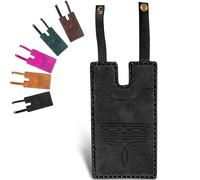 Générique 2025 Fashion Leather Wallet | Western Boot Wallet with Snap Strap | Boot Wallets Women and Men | Vintage Cowboy Design for Men and Women (Black)