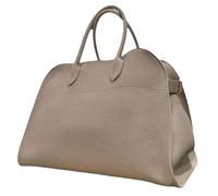 Générique 2025 Leather Tote Bag for Women, Large Retro Top-Handle Work Bag, Trendy PU Shoulder (Grey)