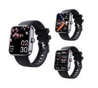 Générique 2025 Montre Cardio - Montre Connectée l 1.9" Montre Connectée pour Sportif - Connectivité Bluetooth Vie Quotidienne F57L0618,Black