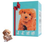 Générique 2025 New AI Robot Dog - My Smart Realistic Robot Dog Puppy That Acts Like a Real Dogs, Interactive Plush Robots Dogs for Adults & Kids, Walking, Barking, Tail Wagging Pet Companion (#C)