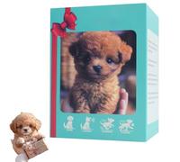 Générique 2025 New AI Robot Dog - My Smart Realistic Robot Dog Puppy That Acts Like a Real Dogs, Interactive Plush Robots Dogs for Adults & Kids, Walking, Barking, Tail Wagging Pet Companion (#D)