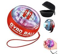 Générique 2025 New Auto-Start Wrist Trainer Ball,Vital Wrist Exerciser,Torque Ball,with LED Lights for Strengthen Arms,Fingers and Muscles Workouts (Red,with Light)