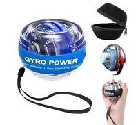 Générique 2025 New Auto-Start Wrist Trainer Ball,Vital Wrist Exerciser,Torque Ball,with LED Lights for Strengthen Arms,Fingers and Muscles Workouts (Blue,Without Light)