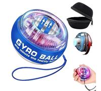 Générique 2025 New Auto-Start Wrist Trainer Ball,Vital Wrist Exerciser,Torque Ball,with LED Lights for Strengthen Arms,Fingers and Muscles Workouts (Blue,with Light)