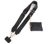Générique 2025 New Crossbody Lanyard Teacher, Cross Body Lanyard Teacher With Pouch, Can Store Items, Suitable for All Mobile Phone Models (Black A)