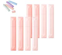Générique 2025 New Double Sided Tape Pens, Double Sided Tape Roller Pens, Doble cara Glue Pen, for Scrapbooking, Gift Wrapping, Photo Mounting, School Office & Crafts (8 Pcs Pink)