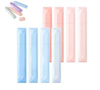 Générique 2025 New Double Sided Tape Pens, Double Sided Tape Roller Pens, Doble cara Glue Pen, for Scrapbooking, Gift Wrapping, Photo Mounting, School Office & Crafts (Pink + Blue)