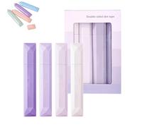 Générique 2025 New Double Sided Tape Pens, Double Sided Tape Roller Pens, Doble cara Glue Pen, for Scrapbooking, Gift Wrapping, Photo Mounting, School Office & Crafts (4Pcs Purple)