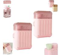 Générique 2025 New Ear Hole Ear Care Kit, Ears Piercing Cleaning kit, 240 Pcs Disposable EarsPiercing Cleaner, Easy to Carry 15ML Cleaning Solution for Girls, Women, and Men (Pink*2)