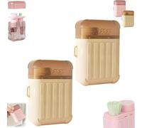 Générique 2025 New Ear Hole Ear Care Kit, Ears Piercing Cleaning kit, 240 Pcs Disposable EarsPiercing Cleaner, Easy to Carry 15ML Cleaning Solution for Girls, Women, and Men (Brown*2)