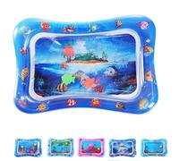 Générique 2025 New Interactive Water Sensory, Pet Cat Water Bed Play Mat, Playmat Cool Comfort Inflatable Waterbed, Cool Comfort Sensory Playmat for Pet (Square 2)