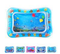Générique 2025 New Interactive Water Sensory, Pet Cat Water Bed Play Mat, Playmat Cool Comfort Inflatable Waterbed, Cool Comfort Sensory Playmat for Pet (Square 1)