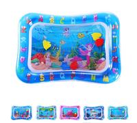 Générique 2025 New Interactive Water Sensory, Pet Cat Water Bed Play Mat, Playmat Cool Comfort Inflatable Waterbed, Cool Comfort Sensory Playmat for Pet (Square 4)