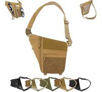 Générique 2025 New Powios Crossbod, Powios New Shoulder Crossbody Bag, Mens Cross Body Bag for Outdoors Hiking Traveling (Khaki)