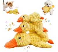 Générique 2025 New Quack-Quack Duck Dog Toy, Calming Duck Toy for Dogs, Emotional Support Yellow Ducks Toys for Dog Indoor Puppy (2pcs-M)