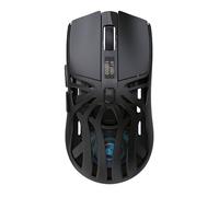 Générique 2025 Nouveau 3 Modes sans Fil Gaming Mouse 1000hz 500mah Rechargeable 10000dpi USB Type C Macro Optique Bureau Souris pour Pc (Noir)