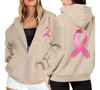 Générique 2025 Nouveau Octobre Ruban Rose Sensibilisation au Cancer du Sein Femme Sweat à Capuche - Sweats à Capuche pour Femme Contre Le Cancer du Sein #8