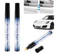 Générique 2025 Nouveau Stylo Réparation Rayures Voiture Magique - Kit Réparation Peinture Express en 3 Étapes, Universel Toutes Couleurs, Anti-Rouille & Imperméable (2-pcs)