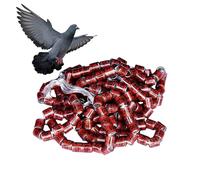 Générique 2025 Pigeon Leg Rings | 50pcs Safe Birdhouse Accessories - Bright Colors Size Pegeon Easy to Distinguish