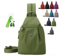 Générique 2025 Premium 3 in 1 Anti-Theft Travel Tote Bag, Waterproof 2-Way Mini Commuter Bag, Oxford Cloth Large Capacity Convertible Backpack Bags (Green)