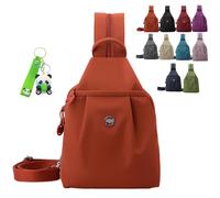 Générique 2025 Premium 3 in 1 Anti-Theft Travel Tote Bag, Waterproof 2-Way Mini Commuter Bag, Oxford Cloth Large Capacity Convertible Backpack Bags (Red)