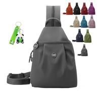 Générique 2025 Premium 3 in 1 Anti-Theft Travel Tote Bag, Waterproof 2-Way Mini Commuter Bag, Oxford Cloth Large Capacity Convertible Backpack Bags (Gray)