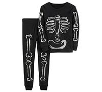 Générique 2025 Pyjamas De Halloween pour Enfants Ensemble Pyjama 2 Pièces Vêtements Nuit Assortis Simple Haut Top Pantalon Ensembles imprimés en Coton Doux Le Carnaval et la Fête d'halloween