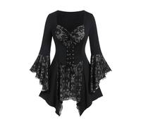 Générique 2025 Robes de d'halloween pour Femme Costume médiéval la Renaissance Robe Viking Médiévale Victorienne Reine Déguisement Sorcière Vampire Parti DéGuisements