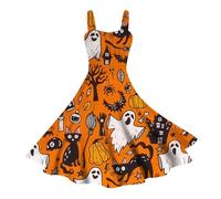 Générique 2025 Robes de d'halloween pour Femme Nouvelle Robe Déguisements Adultes Chic Et Elegant Vintage Renaissance Gothique Automne Hiver Taille Haute A-Line Toussaint cosplay, Halloween, carnaval