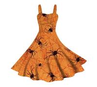 Générique 2025 Robes de d'halloween pour Femme Nouvelle Robe Déguisements Adultes Chic Et Elegant Vintage Renaissance Gothique Automne Hiver Taille Haute A-Line Toussaint cosplay, Halloween, carnaval