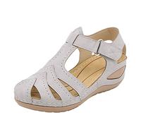 Générique 2025 Sandales Compensées Femme avec Bande Croisée Pantoufles d'été Sandales Anatomiques Confortables Fabriqué en Italie Chaussures Femme Pieds Larges Sandalette Femme