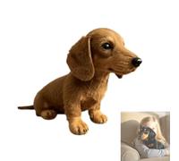 Générique 2025 Soft Dachshund Plush Dogs - Interactive Emotional Healing Comfort Stuffed Animal, Cute Dog for Endless Snuggles, Relaxation & All Kids (Brown)