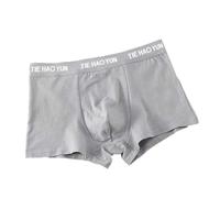 Générique 2025 sous-vêtements pour Homme Extensibles Boxer Taille Moyenne Absorbant la Transpiration Rayures Douces et résistantes l'usure Anti-Irritation Confortable Quatre Saisons Applicables