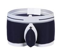 Générique 2025 sous-vêtements pour Homme,Taille Haute Culottes sous-vêtement Doux Coupe Ample Parfait Séchage Rapide Fantaisie Idee Cadeau Amoureux Confortable Quatre Saisons Applicables